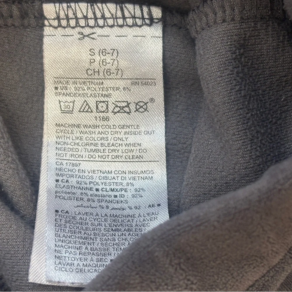 GAP Kids Charcoal Velour Leggings